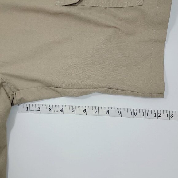 Dickies Flex Cargo Shorts Mens 30 Relaxed Fit Beige Khaki Pockets Twill Workwear - Picture 10 of 16